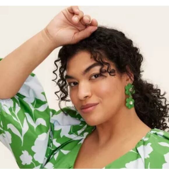 Kate Spade Floral Earrings NWT - Picture 4 of 4